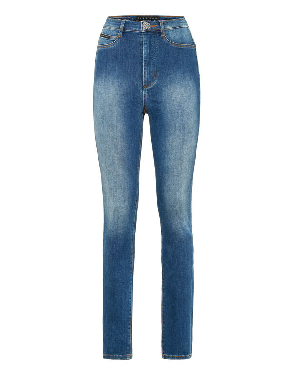 High Waist Jegging Blue Shark