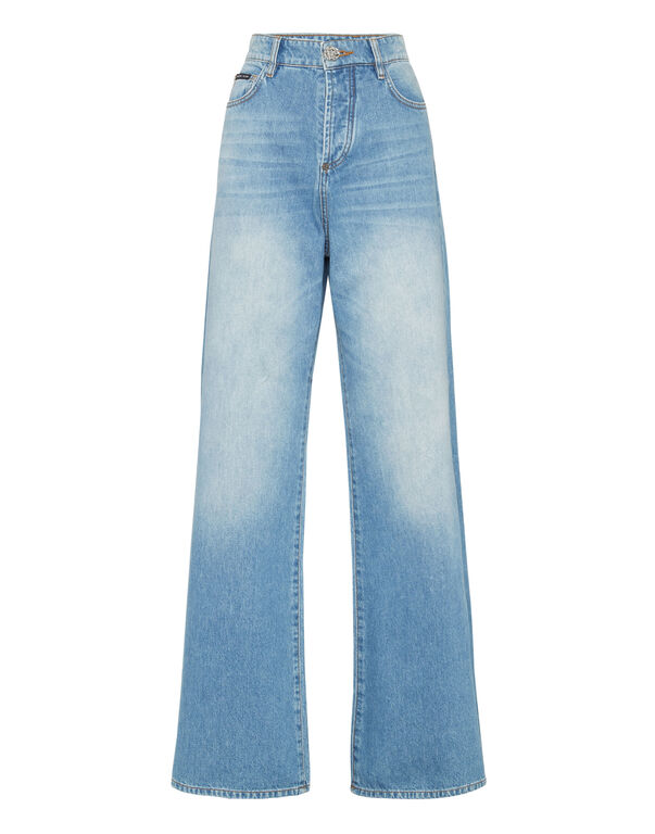 Denim Skater Fit Trousers Cote D' Azure