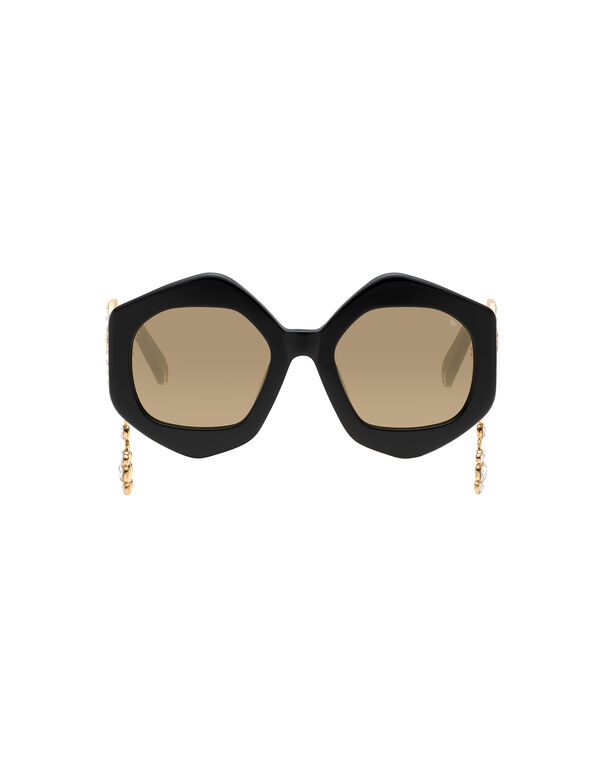Sunglasses Round EXCLUSIVE black / gold