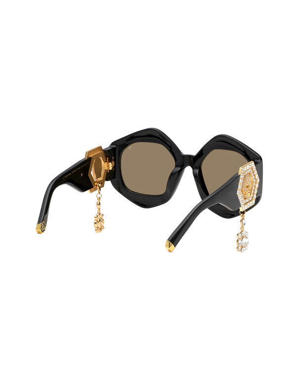 Sunglasses Round EXCLUSIVE black / gold