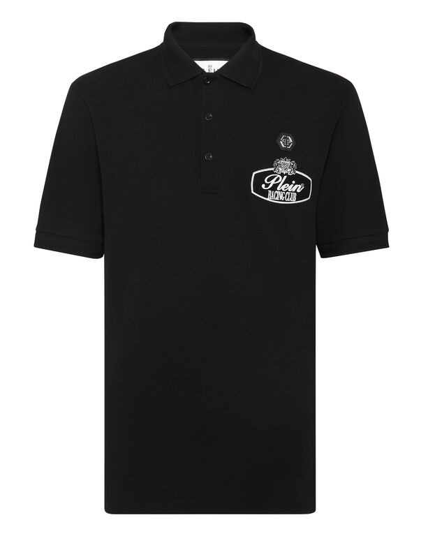 Pique Polo shirt SS Slim Fit Racing Club black 1 1159-pique-polo-shirt-ss-slim-fit-racing-club-black-1.jpg