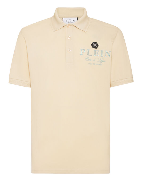 Polo shirt SS Club The Course beige