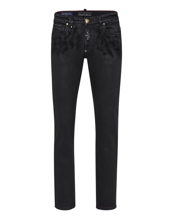 Super Straight Cut Trousers Black Beast