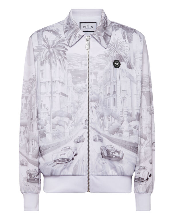 Jacket Tracksuit Montecarlo BW white / black