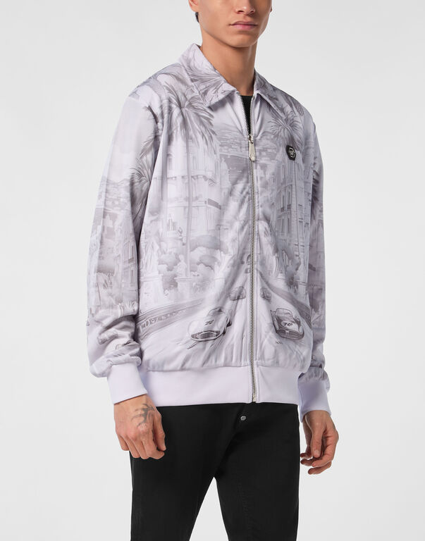 Jacket Tracksuit Montecarlo BW white / black