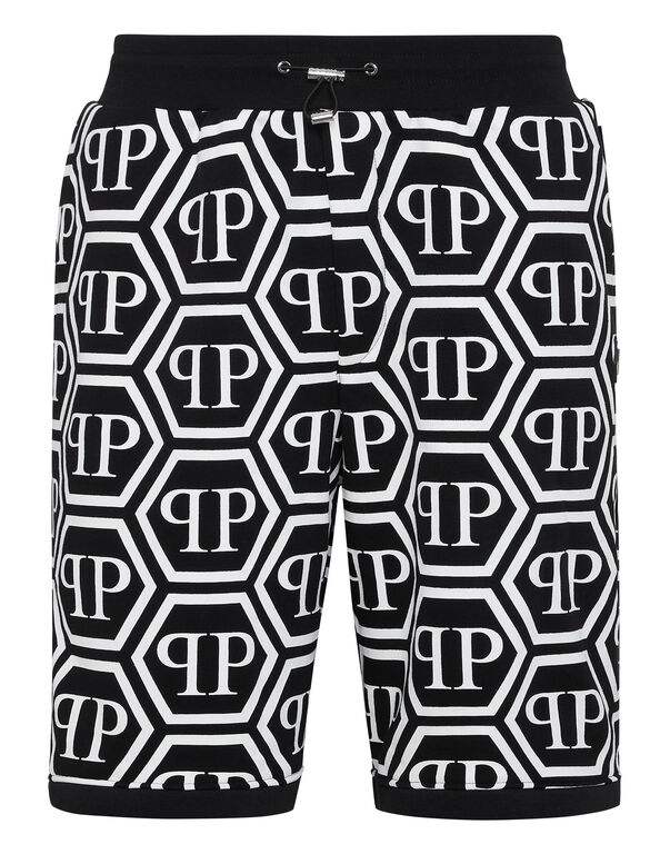 Jogging Shorts Monogram black