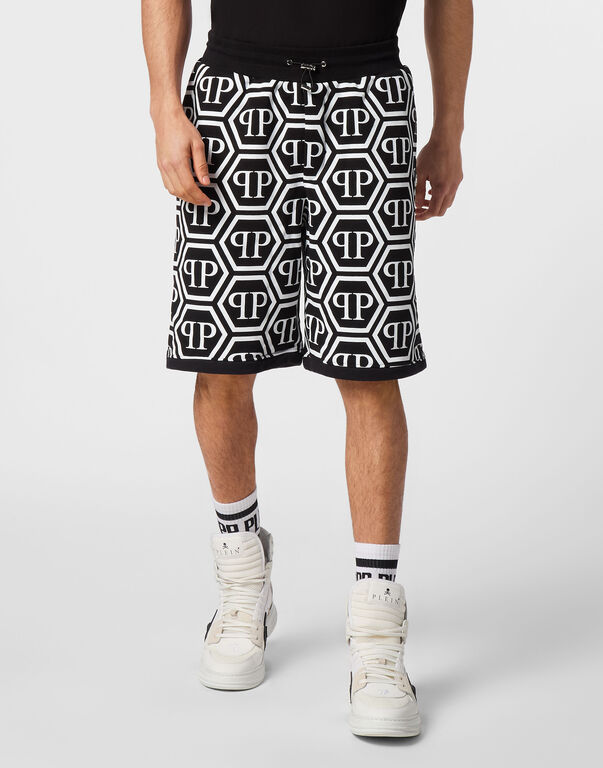 Jogging Shorts Monogram black