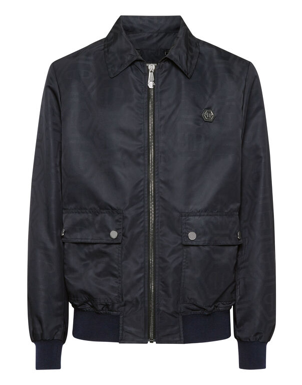 Nylon Coster Bomber Monogram dark blue 1 1413-nylon-coster-bomber-monogram-dark-blue-1.jpg