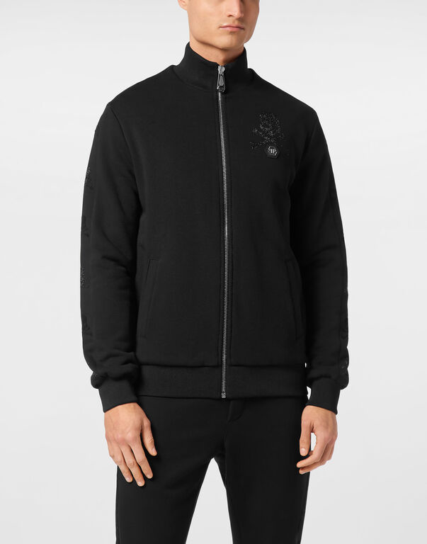 Jacket Scheleton Strass black