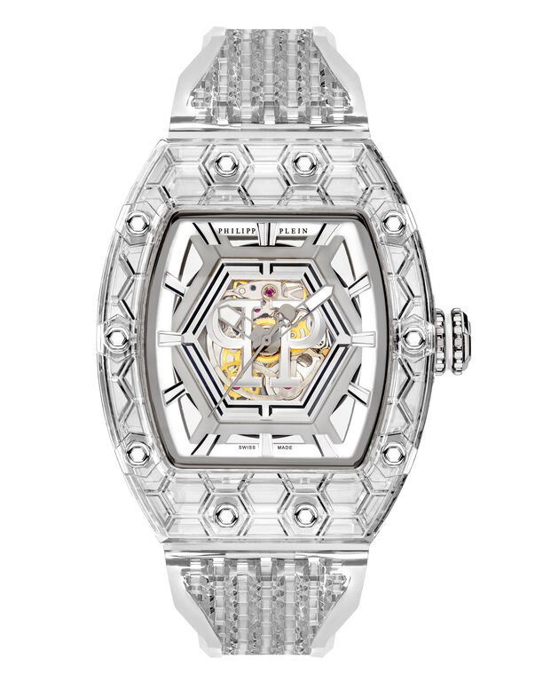 Crypto King Hexagon ICE BREAKER Watch TRASPARENT