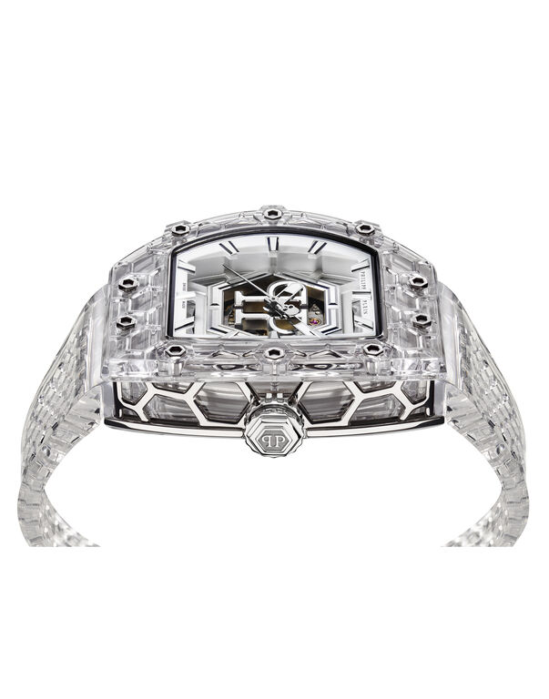 Crypto King Hexagon ICE BREAKER Watch TRASPARENT