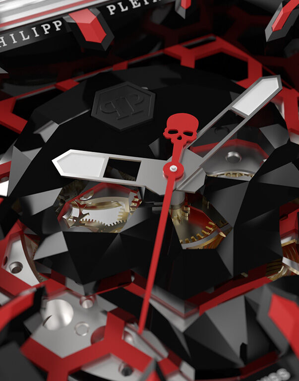 CRYPTO KING RED CRY$TAL $LAYER WATCH red