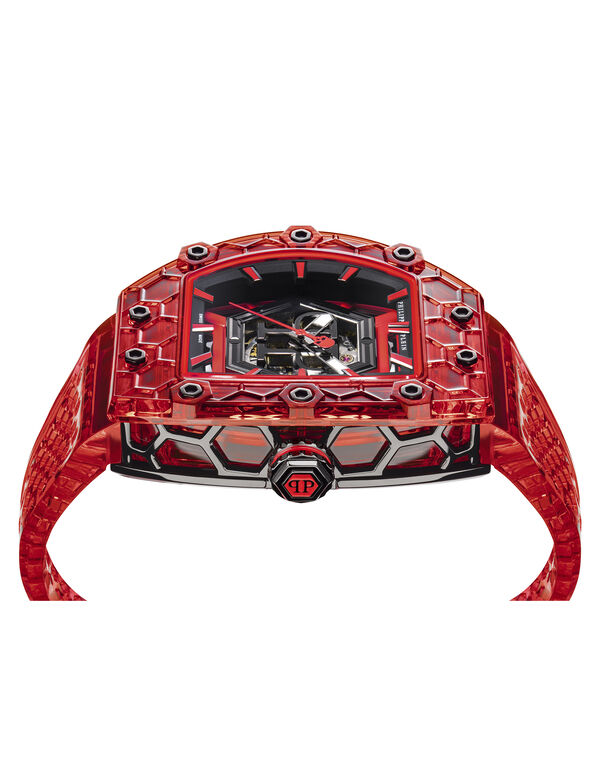 Crypto King Hexagon RED PHANTOM Watch red