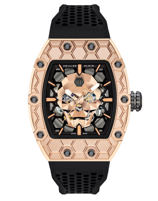 CRYPTO KING GOLD GOLIATH WATCH black/golden rose