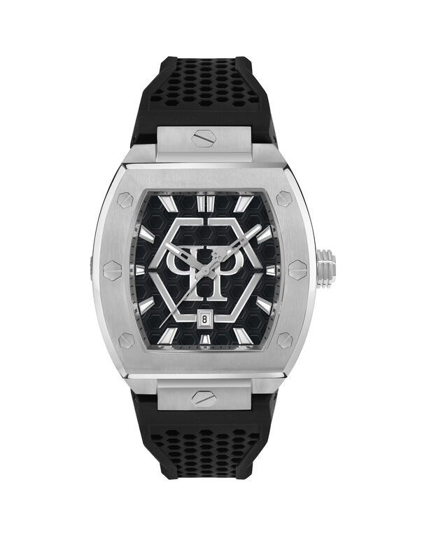 Stainless Steel Watches The Hexagon Phantom black/silver