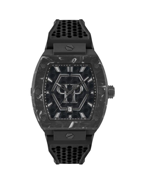 Stainless Steel Watches The Hexagon Phantom black / black