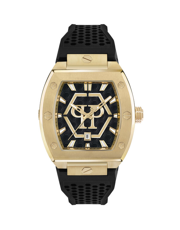 Stainless Steel Watches The Hexagon Phantom black / gold