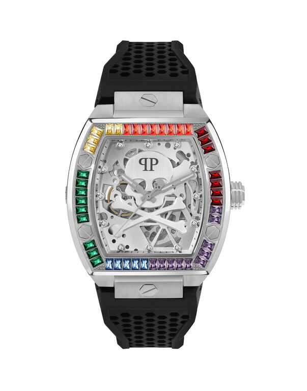THE $KELETON WATCH black/silver