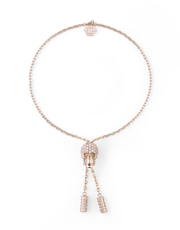 SLIDING $KULL Bracelet Pink Gold