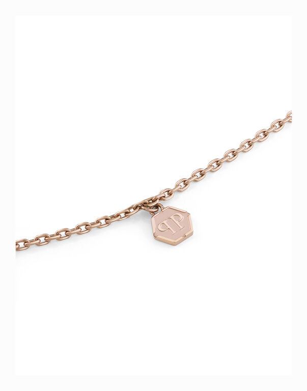 SLIDING $KULL Bracelet Pink Gold