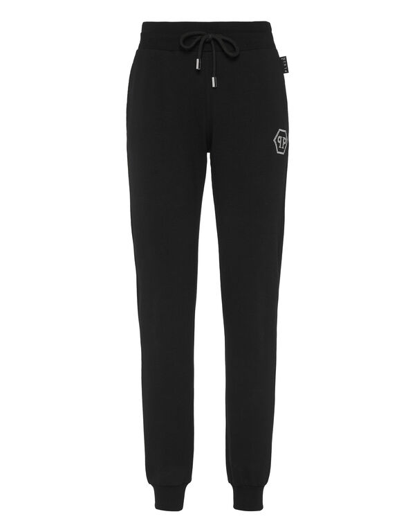 Jogging Trousers Crystal Hexagon black