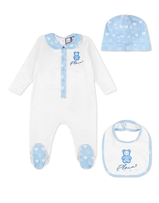 BABYGROW+BIB+HAT white