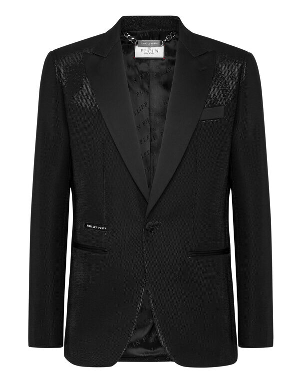 Lurex Blazer Lord fit Sartorial black