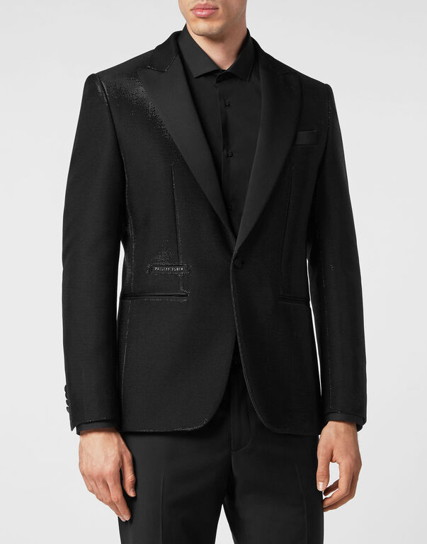 Lurex Blazer Lord fit Sartorial black