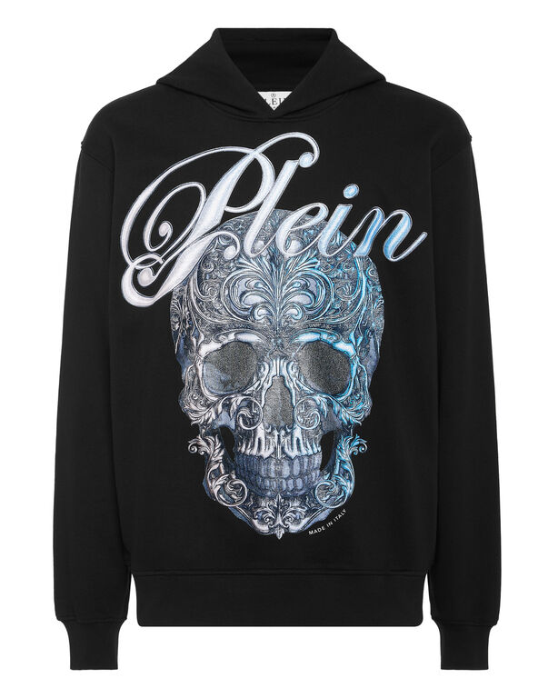 Hoodie Gradient Skull black
