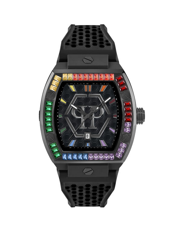Stainless Steel Watches The Hexagon Phantom black / multicolored