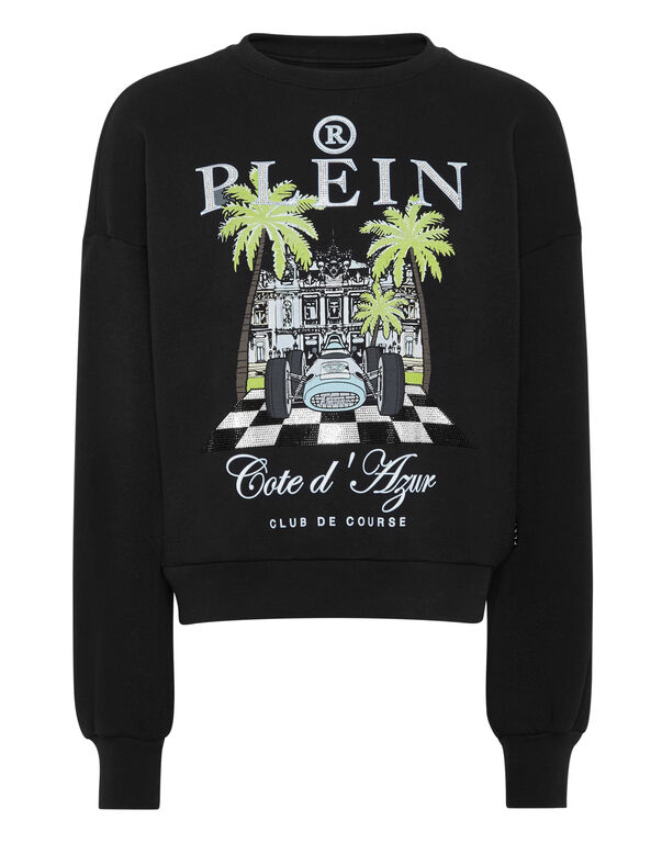 Sweatshirt LS New Port Beach Cut black