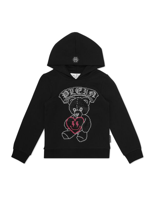 Hoodie Sweatshirt Teddy Bear black