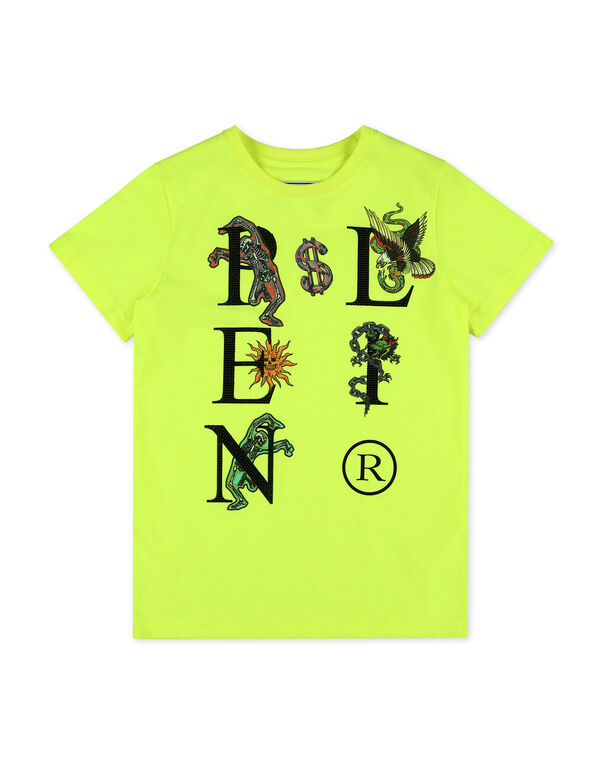 MAXI T-SHIRT yellow fluo