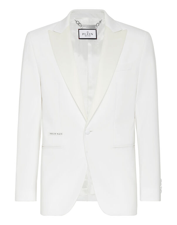 Light Wool Blazer Lord Fit white