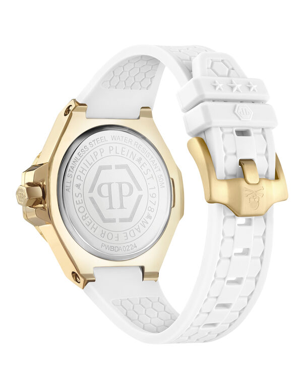 Stainless Steel Watches Plein Lady Royal gold/white