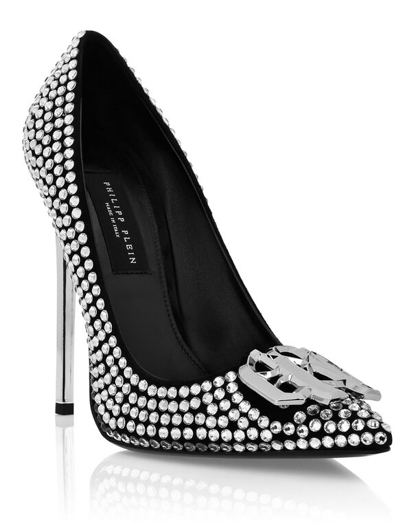 Strass High Plein Heels Decollete Gothic Plein crystal