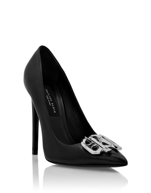 Nappa Leather High Heels Gothic Plein black