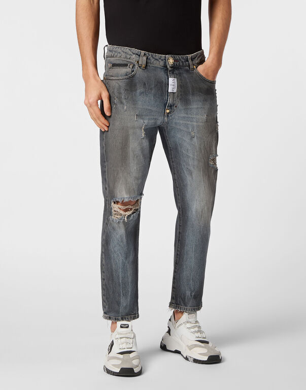 Detroit Fit Trousers SAND STONE GREY
