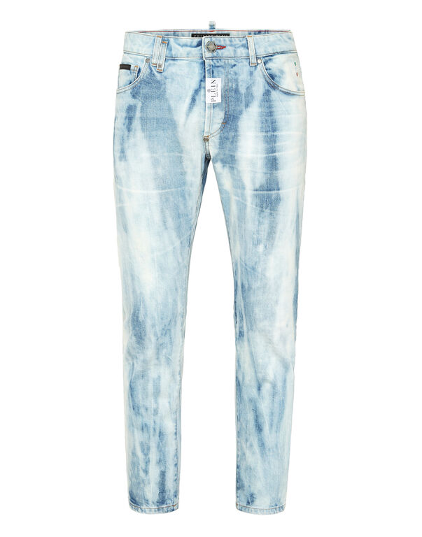 Denim Skinny Fit Trousers Ocean Light