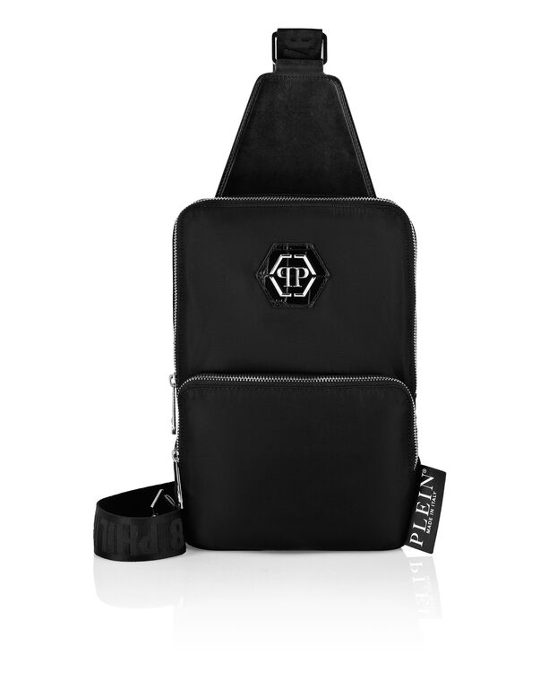 Cross body Hexagon black