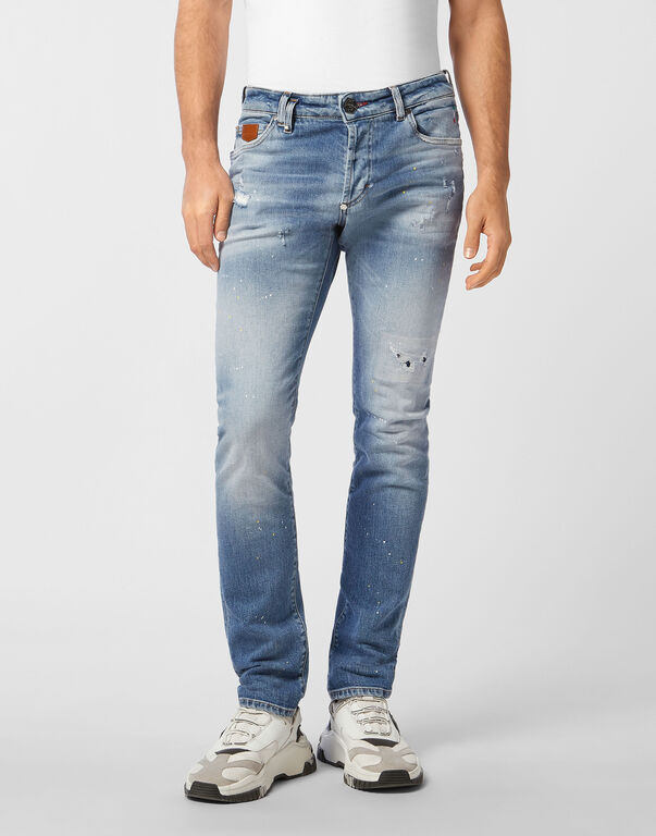 5-Pocket Super Straight Cut Jeans PP Nice