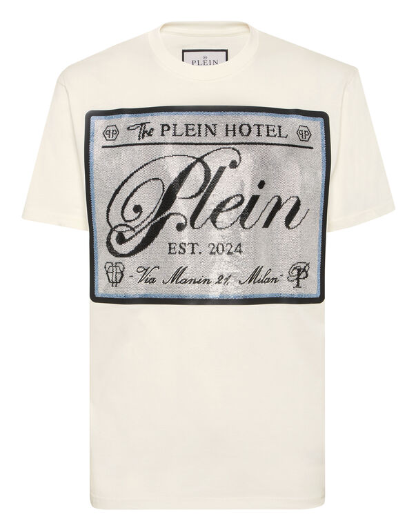 Round Neck T-Shirt Patch Stones Off White