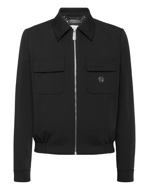 Nylon Blouson black