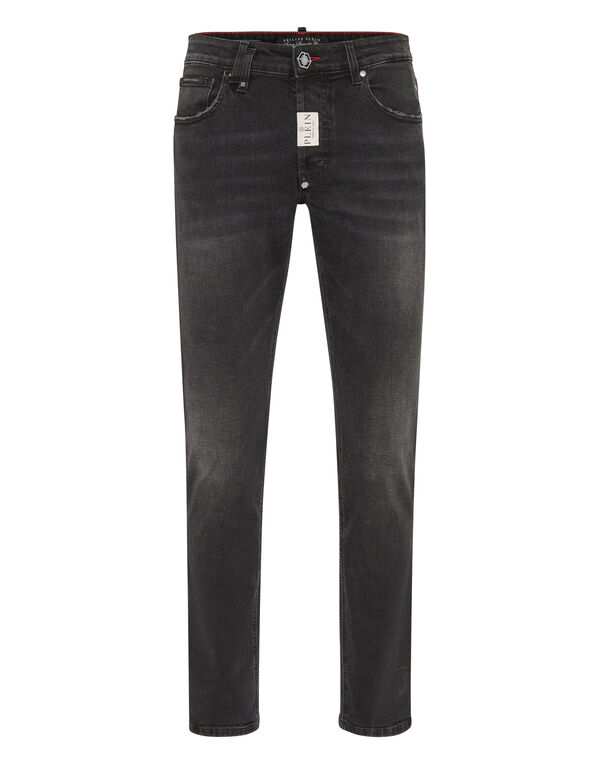 Denim Trousers Super Straight Cut Night Crawler