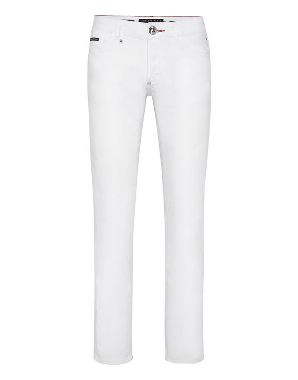 Denim Trousers Super Straight Cut Summer Snow