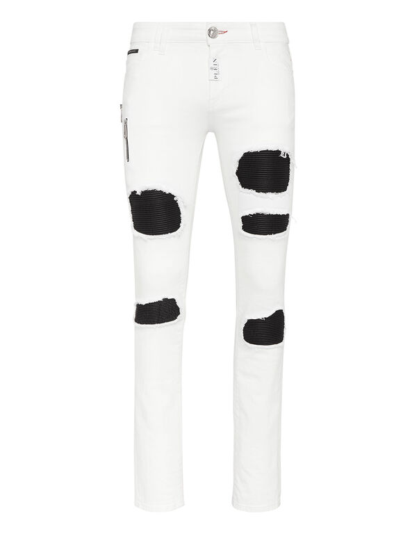 Denim Trousers Rock Star Fit WHITE DREAM