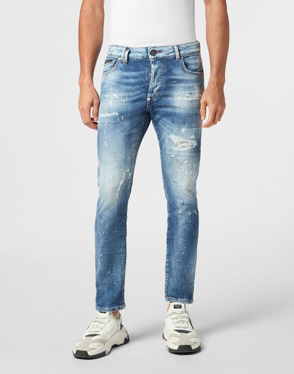 Denim Skinny Trousers Smile Thunder Blue