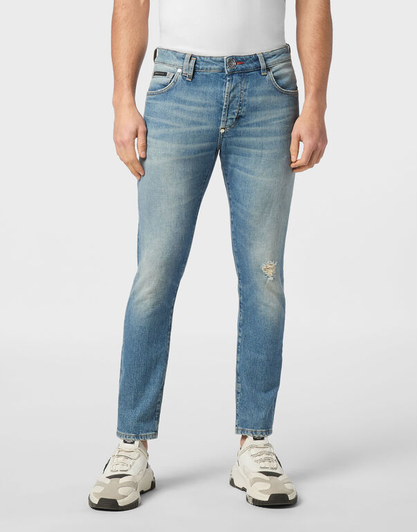 Denim Trousers Skinny 5 Pockets PACE PILOTS