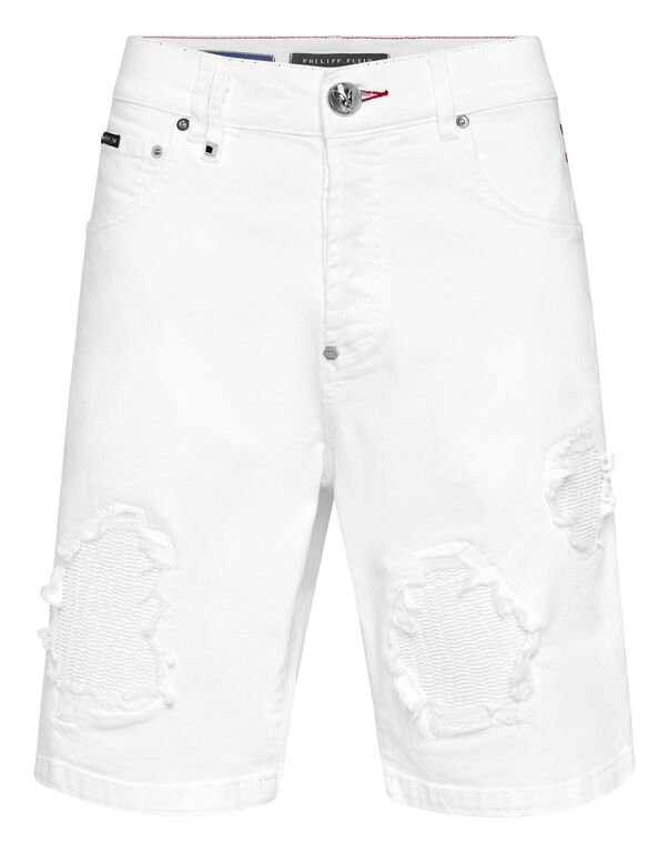 Denim Shorts Formentera Distressed Summer Snow