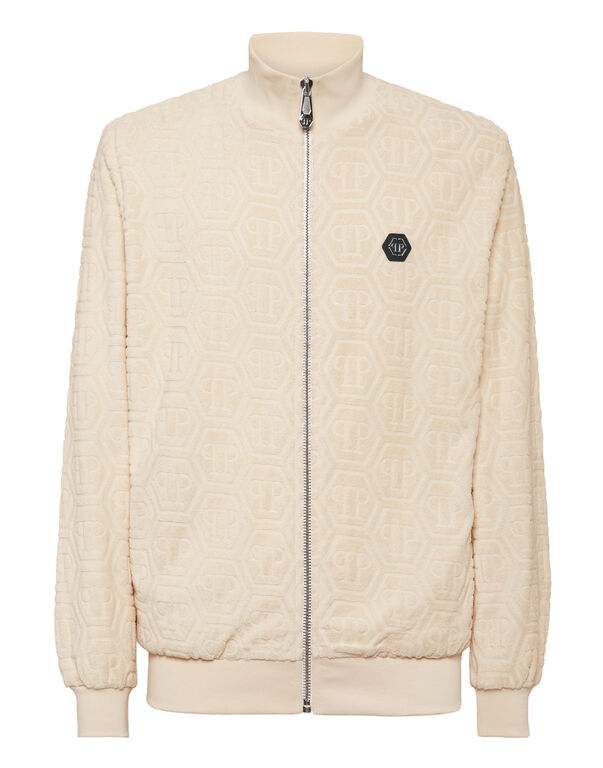 Jacquard Tracksuit Jacket Monogram beige